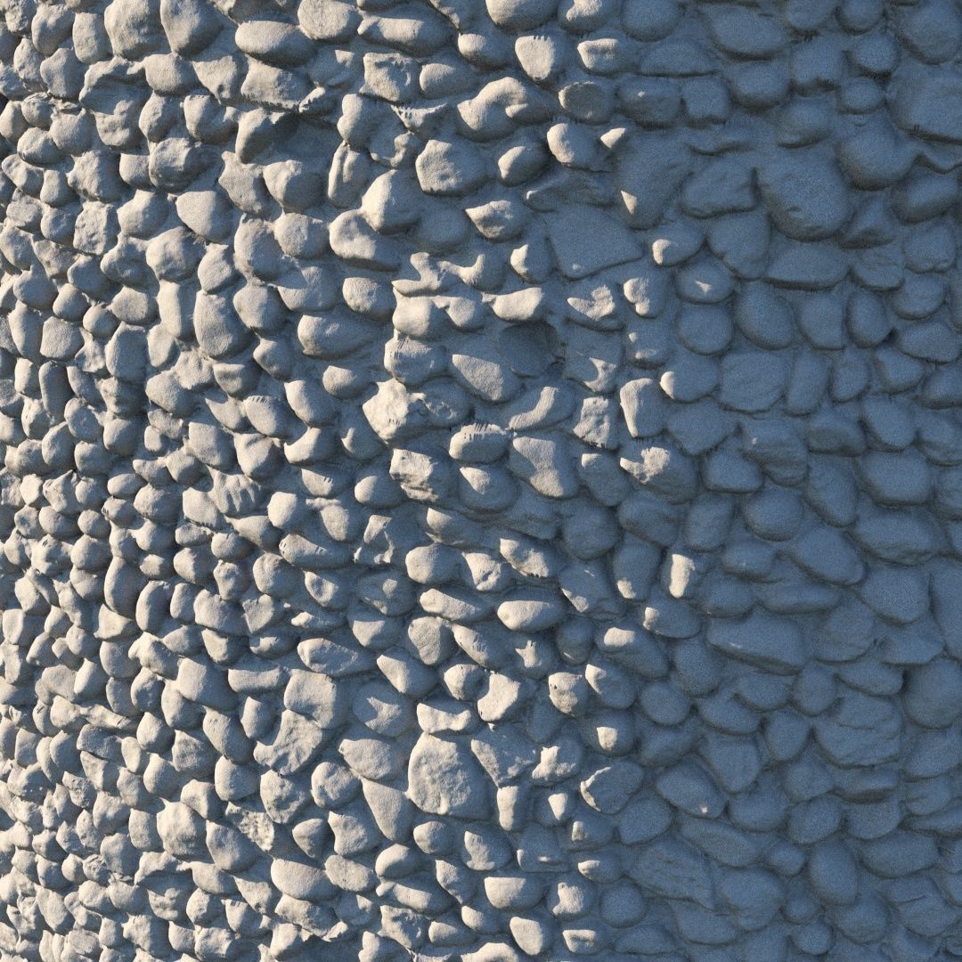 Masonry material 04 Low-poly 3D model_10