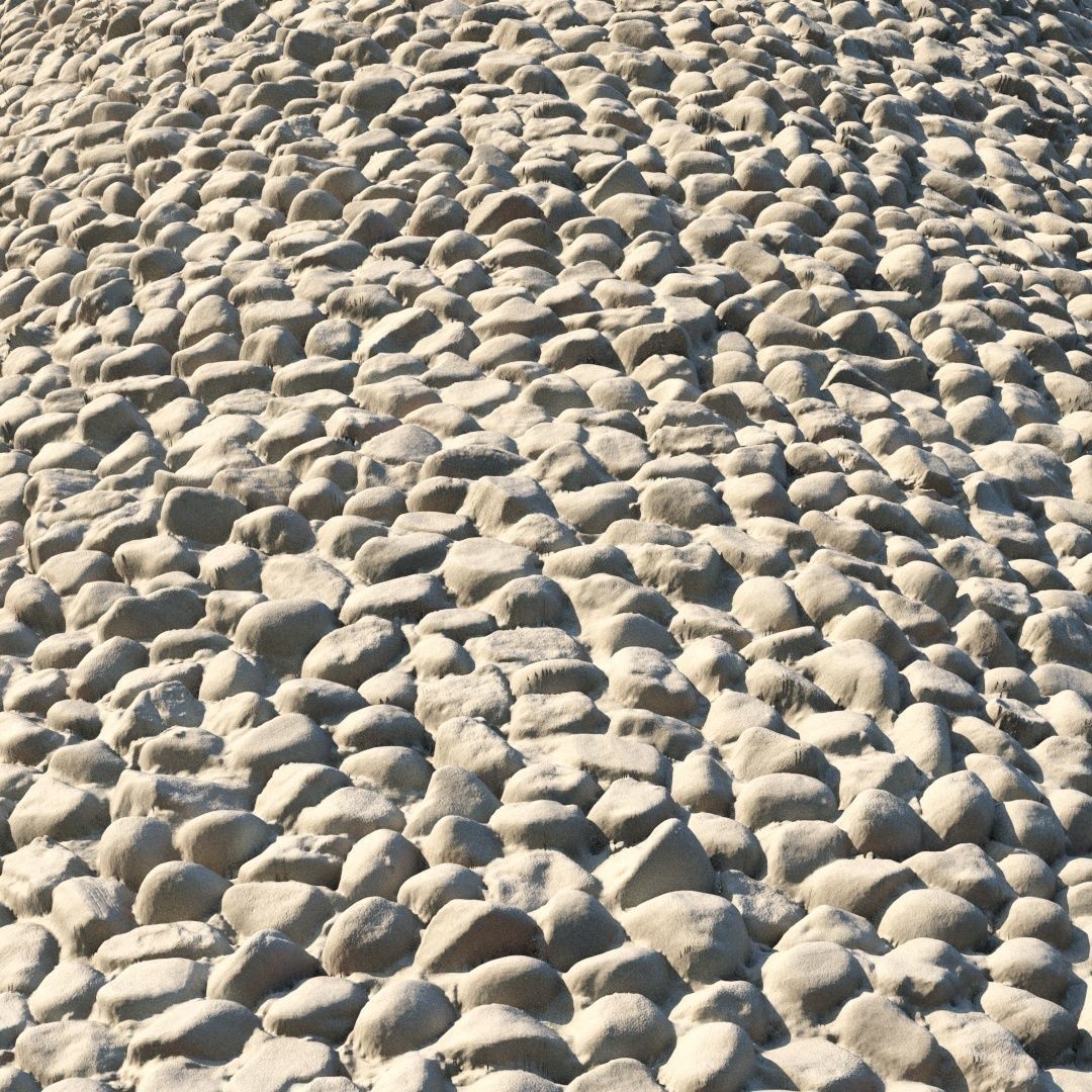 Masonry material 04 Low-poly 3D model_8