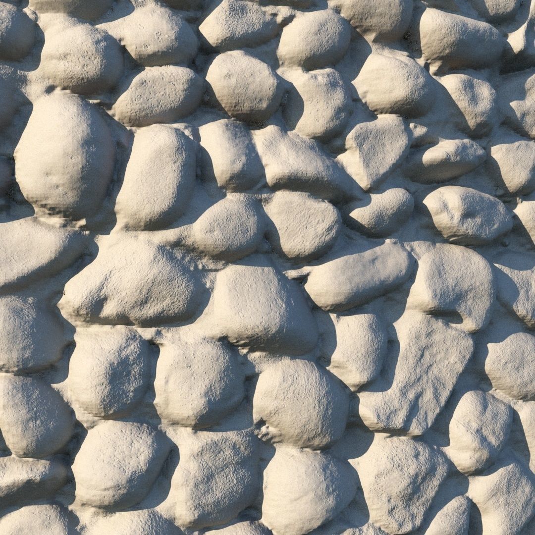 Masonry material 04 Low-poly 3D model_5