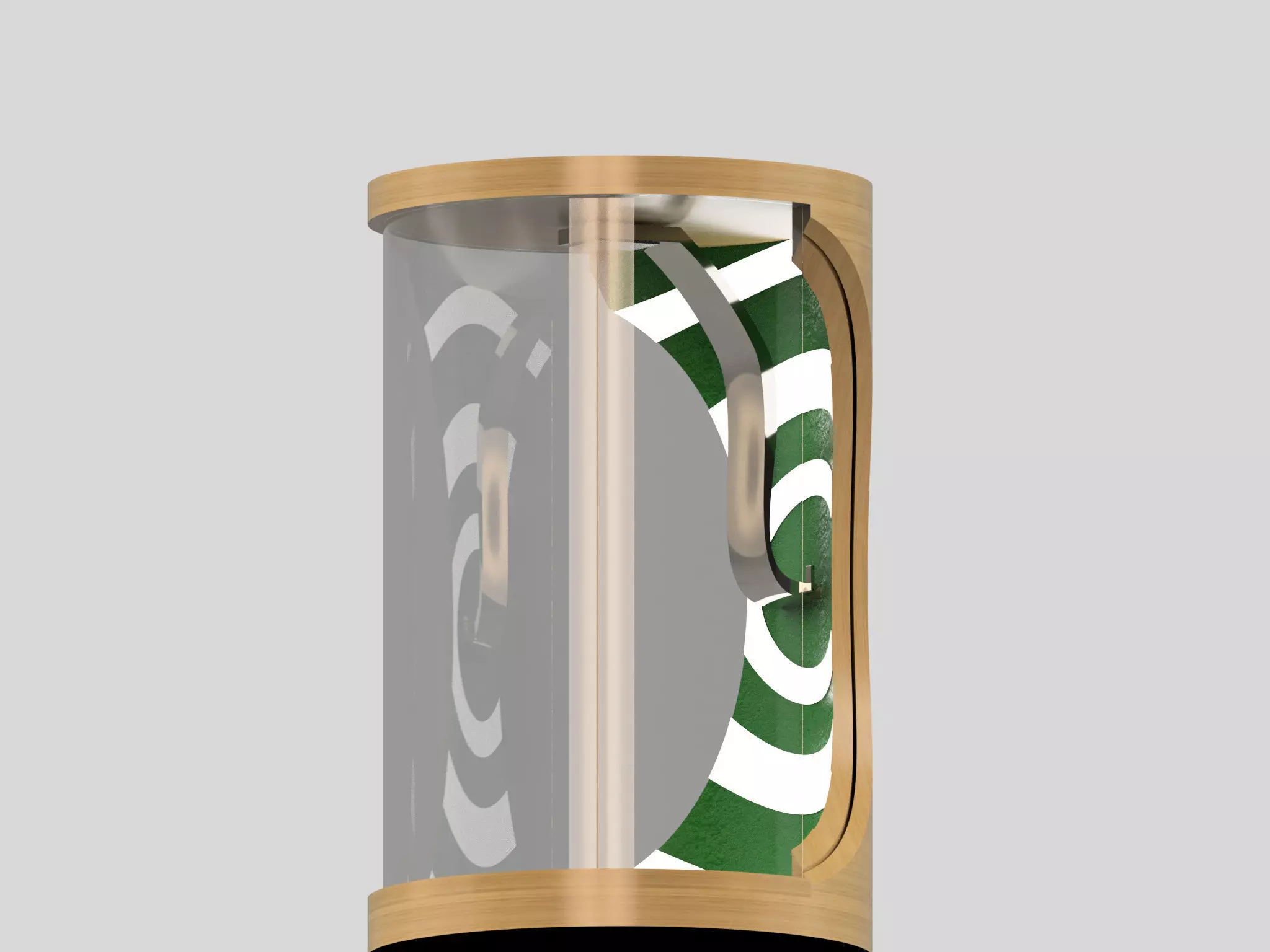 shower cabin Low-poly 3D model_0