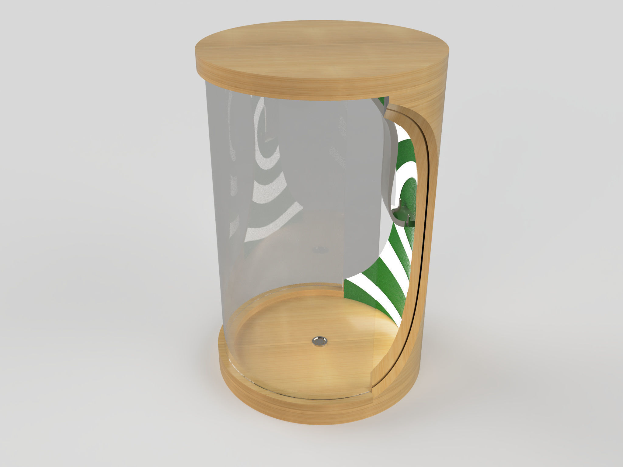 shower cabin Low-poly 3D model_6