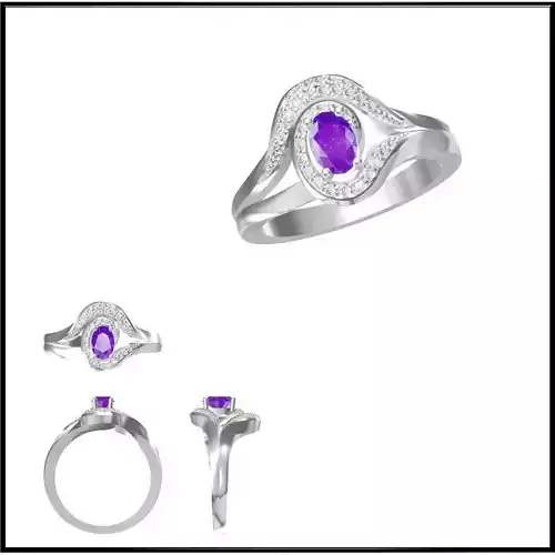 JCD Format Mens color stone rings cad jewellery design course
