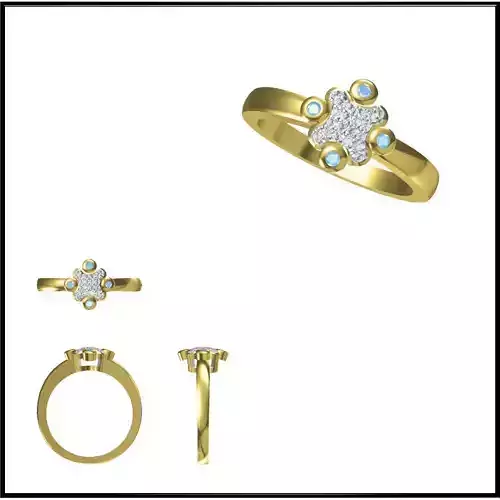 JCD Format Mens color stone rings cad Diamond jewellery design