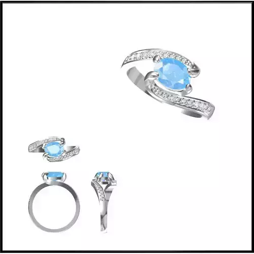 JCD Format  Elegant gold color stone rings 3design price