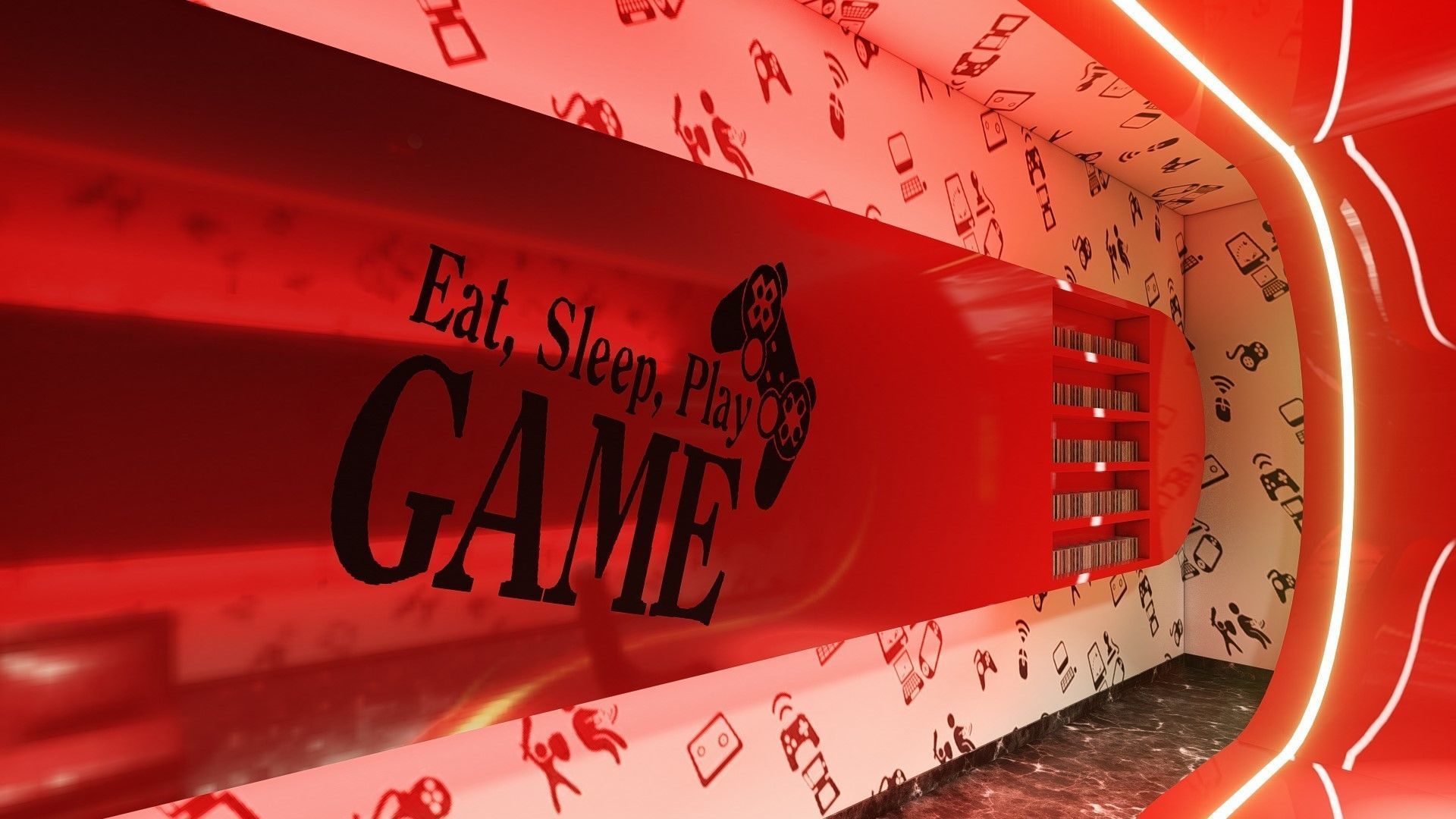 GAME ROOM 3D model_6