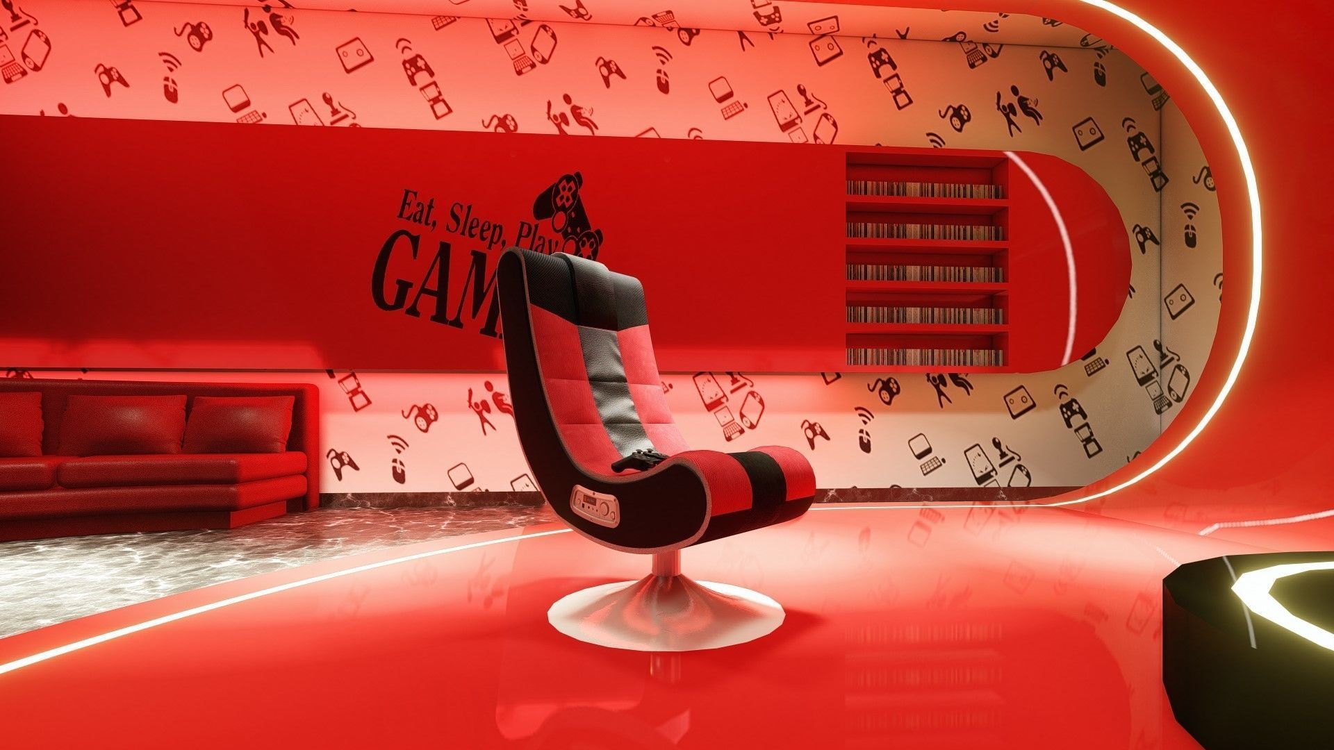 GAME ROOM 3D model_20