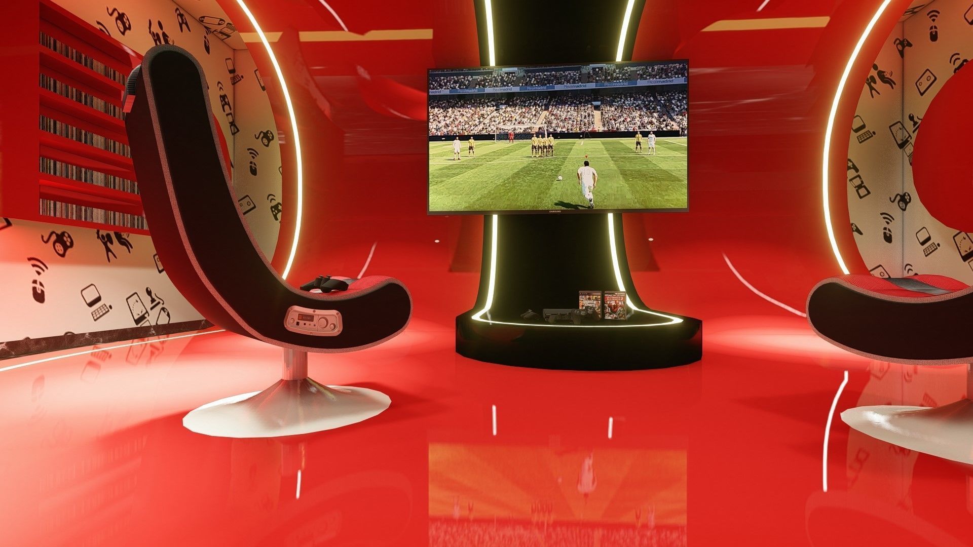 GAME ROOM 3D model_16