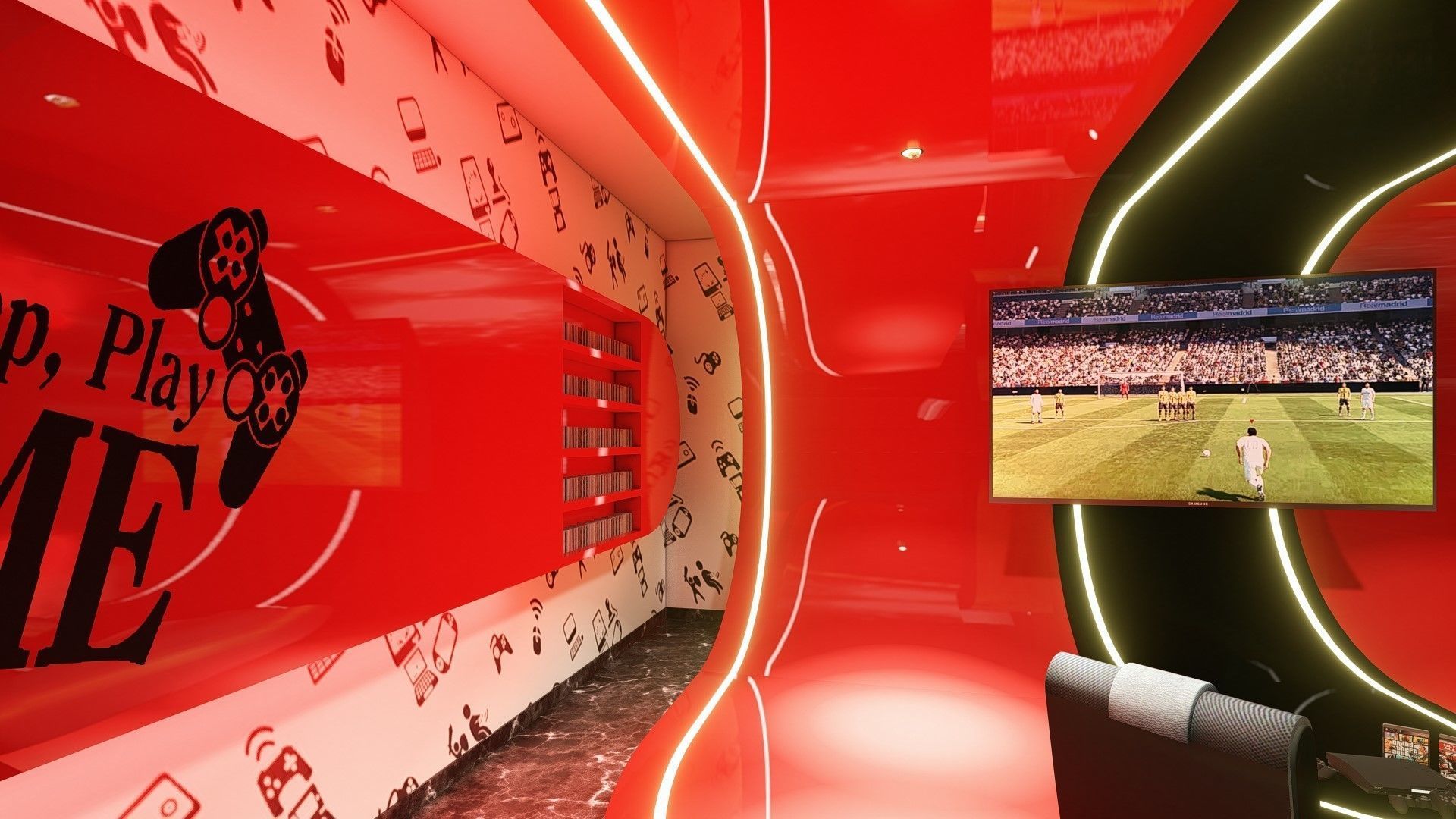 GAME ROOM 3D model_7