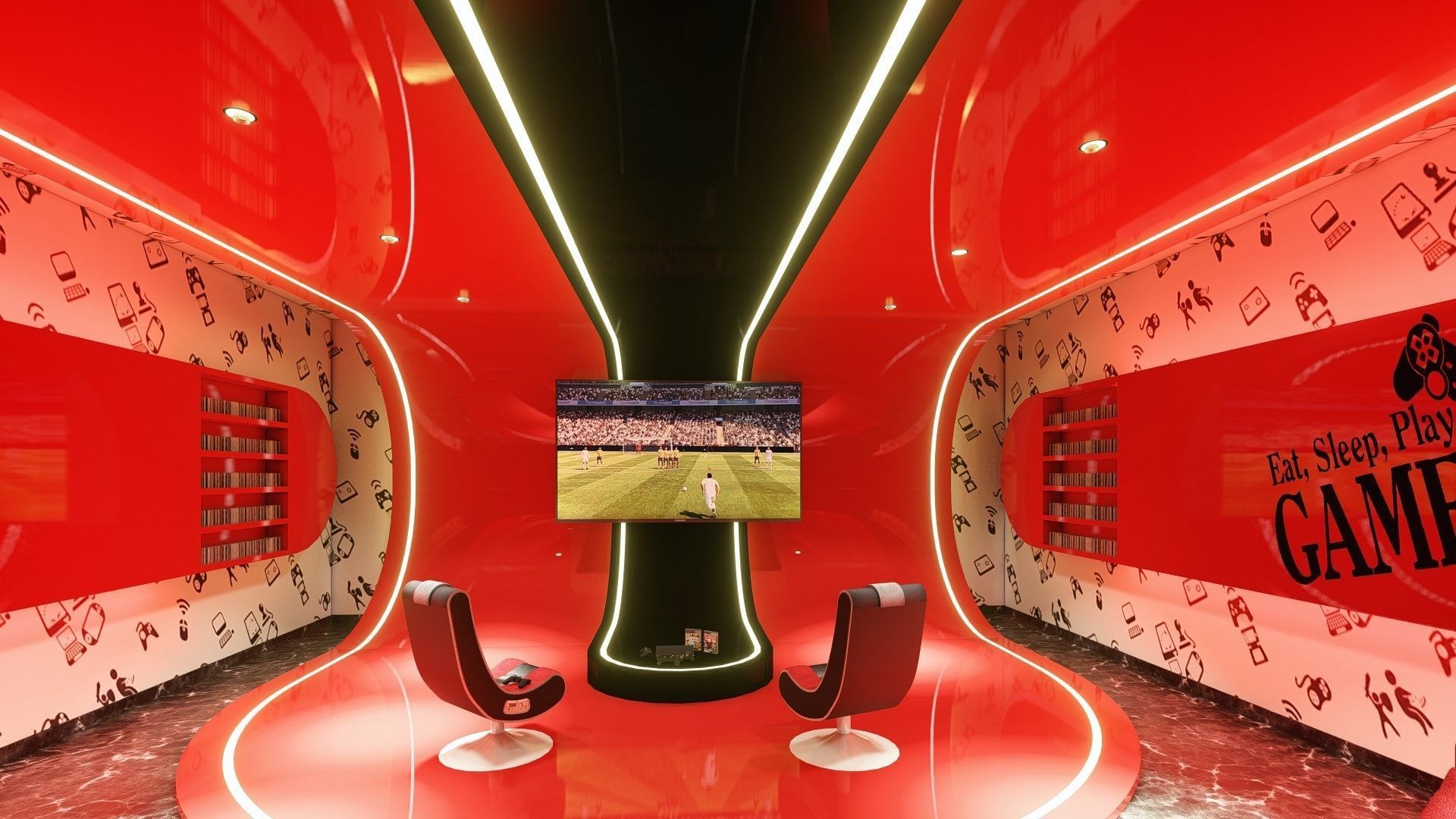 GAME ROOM 3D model_23