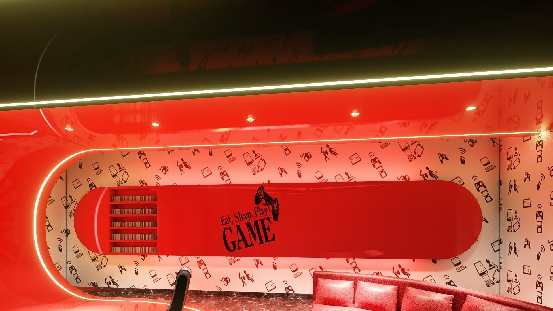 GAME ROOM 3D model_10