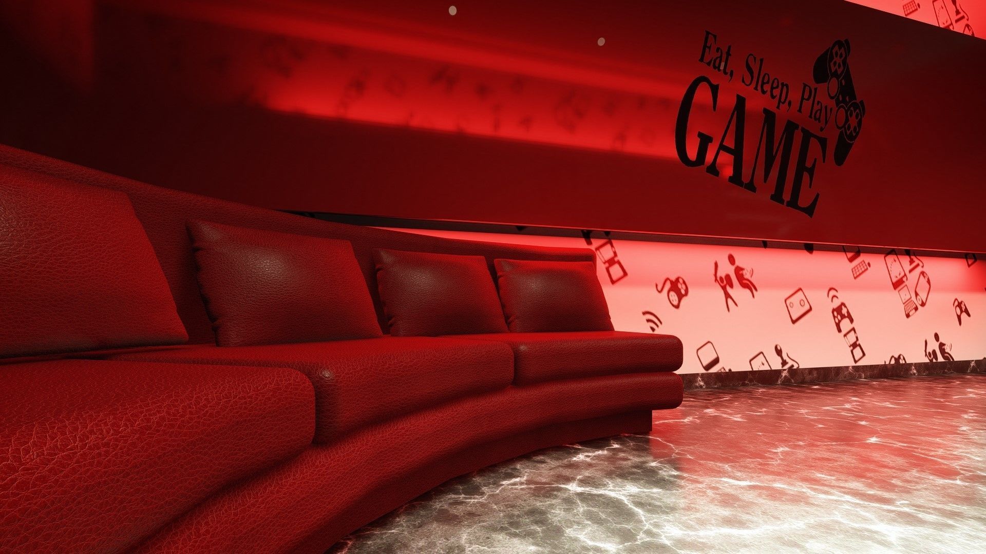 GAME ROOM 3D model_5