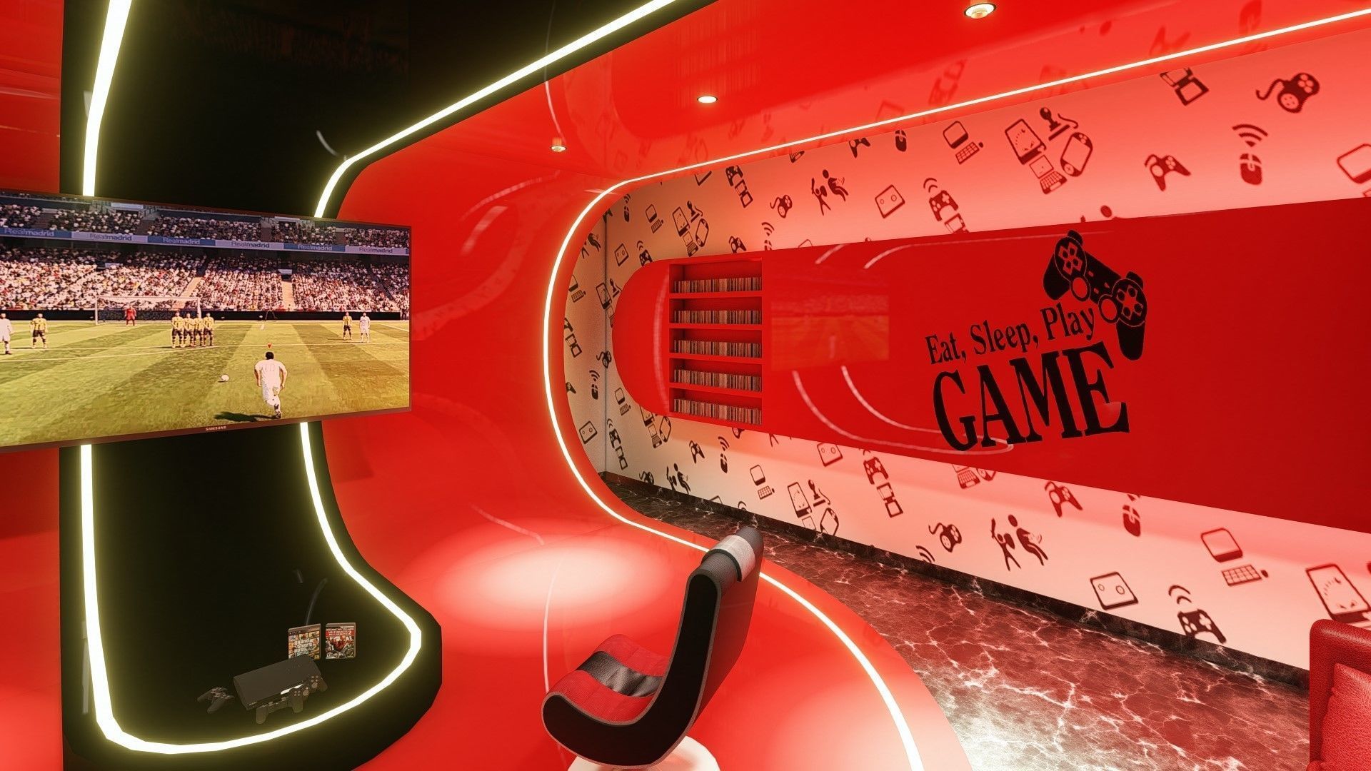 GAME ROOM 3D model_24