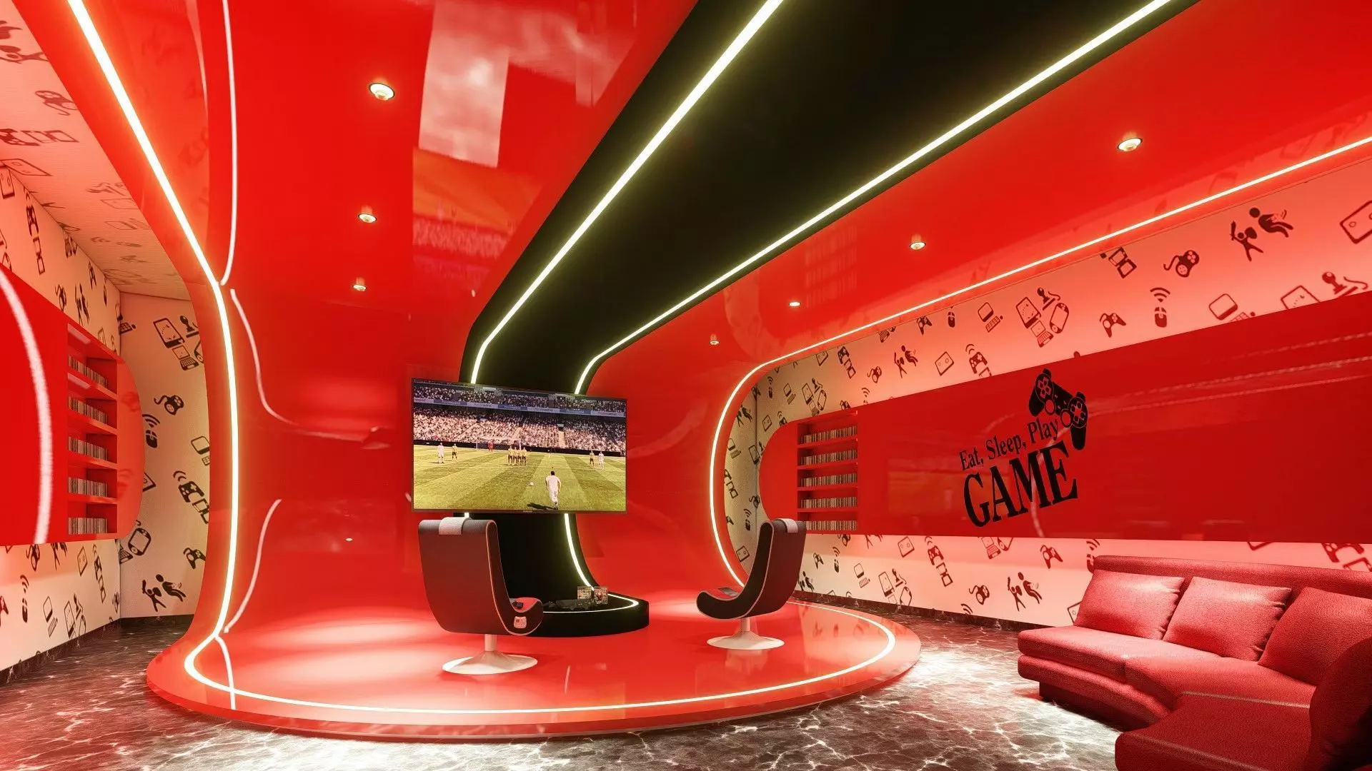 GAME ROOM 3D model_0