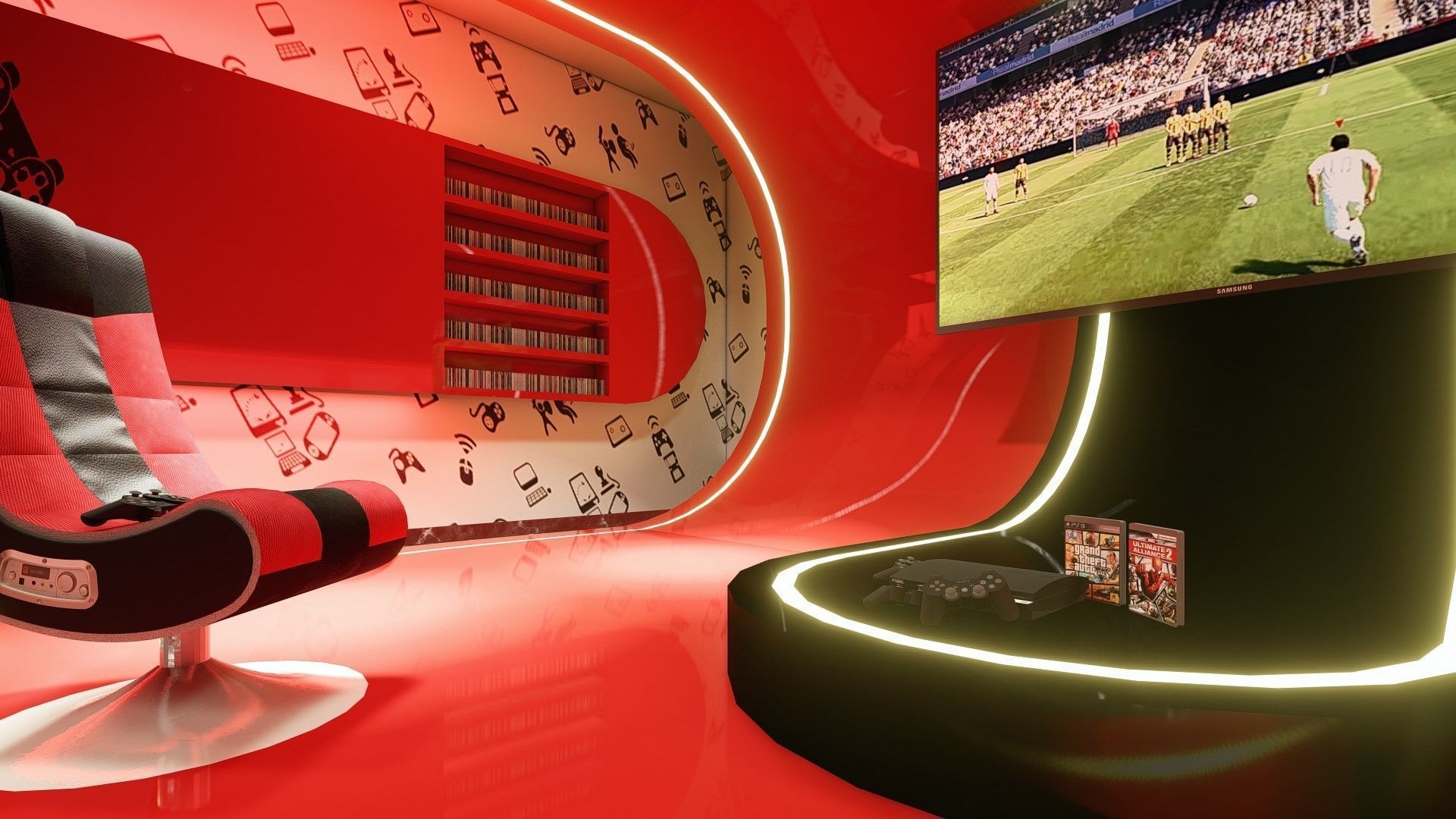 GAME ROOM 3D model_19