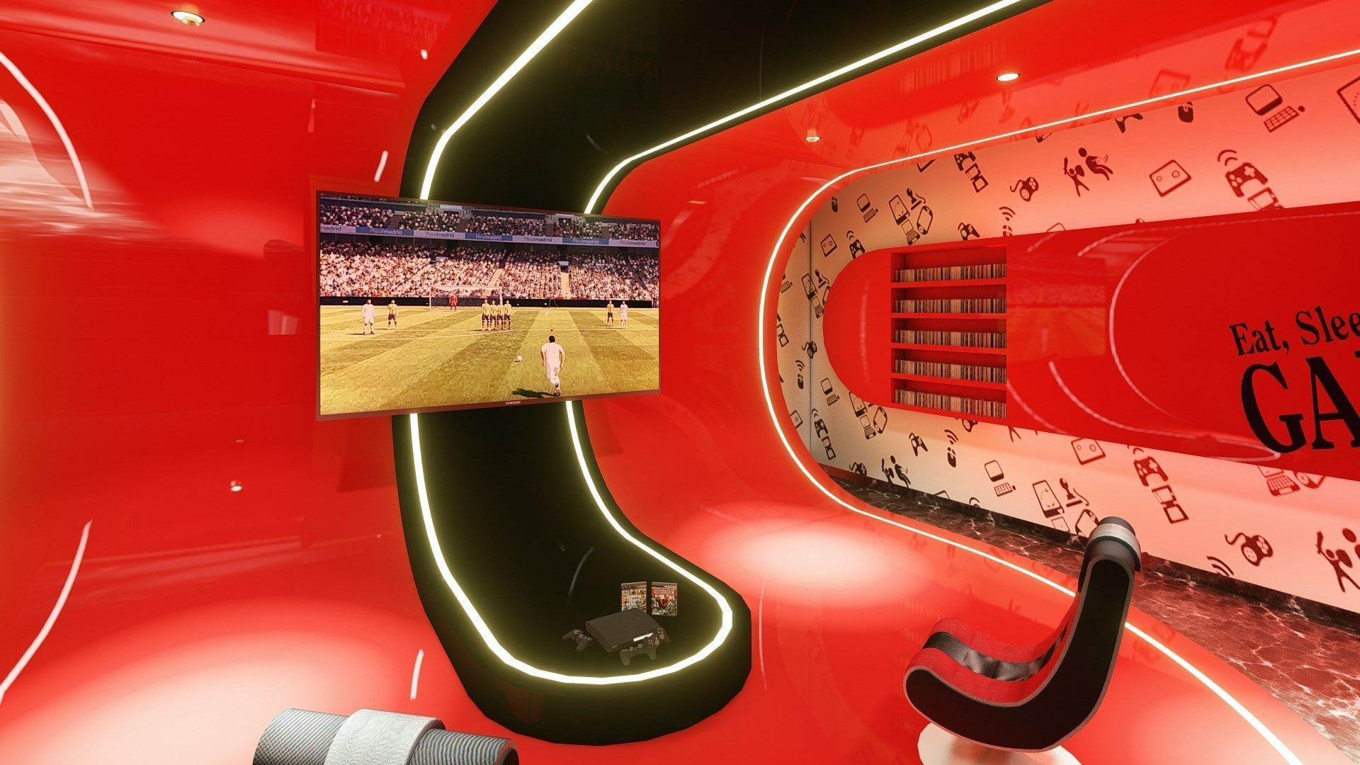 GAME ROOM 3D model_30