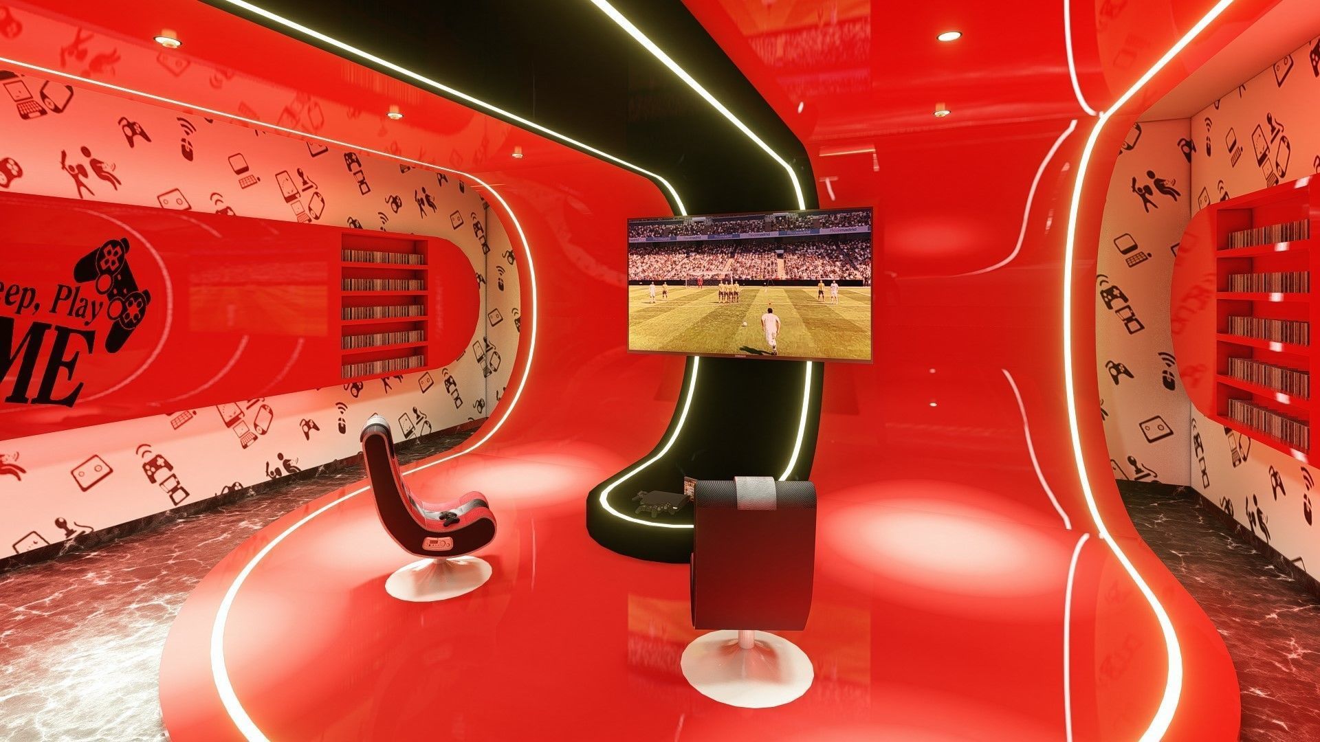 GAME ROOM 3D model_32