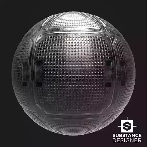 Sci-Fi Floor Panel PBR Texture