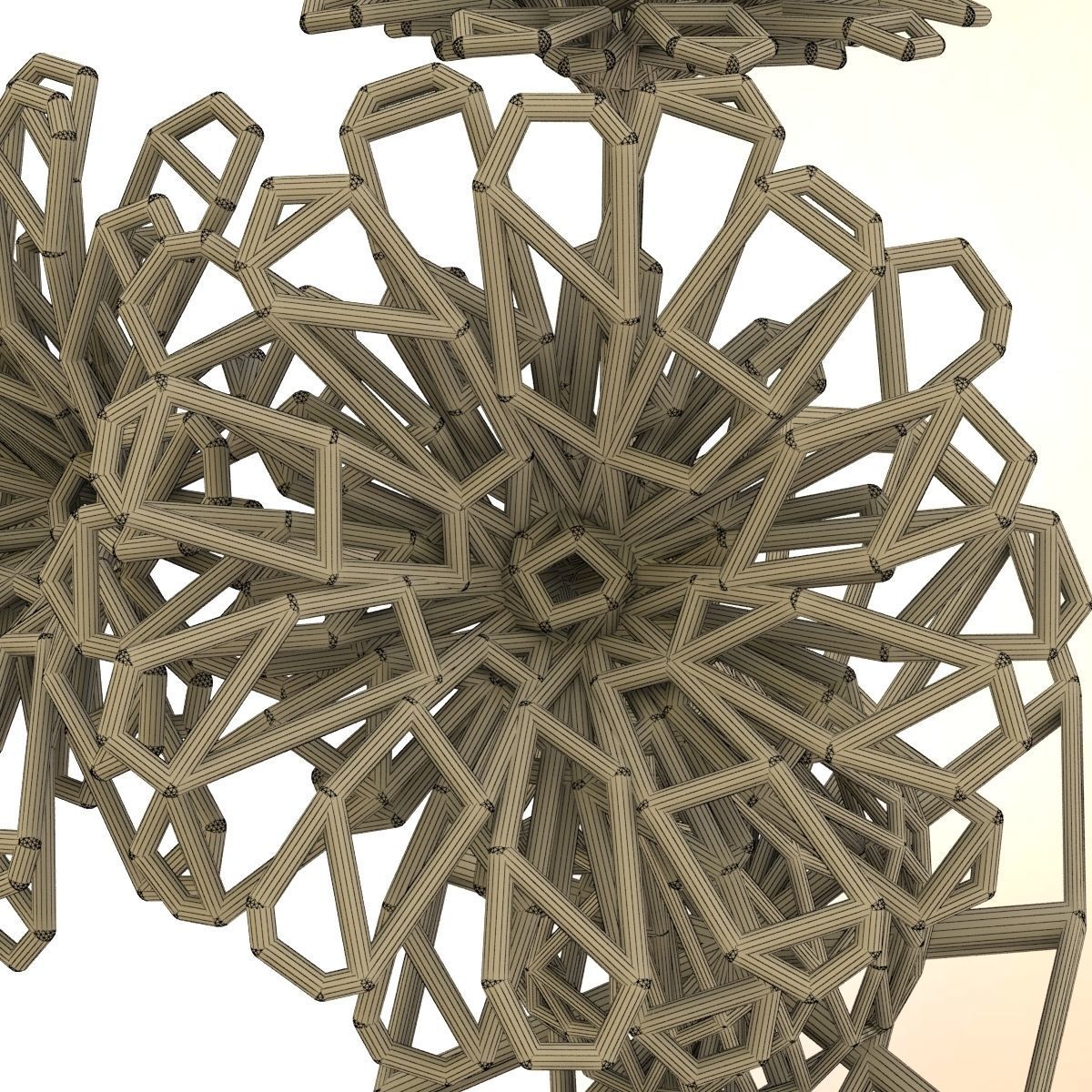 Flower vase 3D print model_6