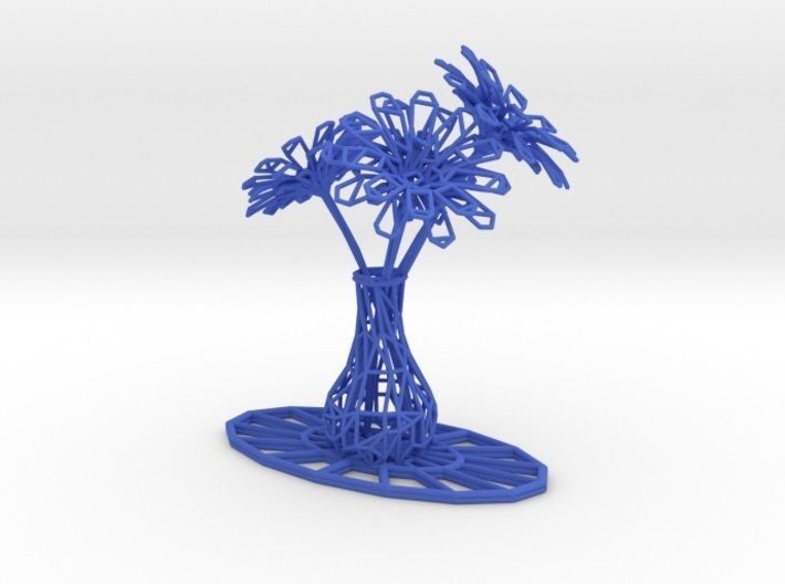 Flower vase 3D print model_40