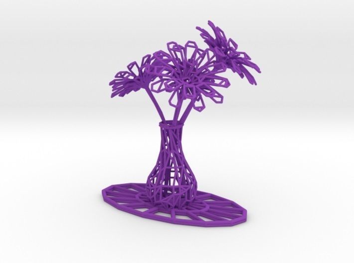 Flower vase 3D print model_38