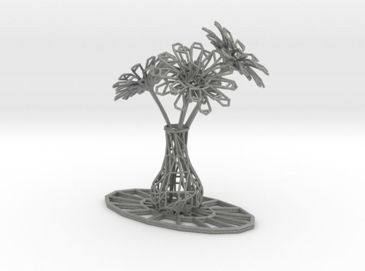 Flower vase 3D print model_36