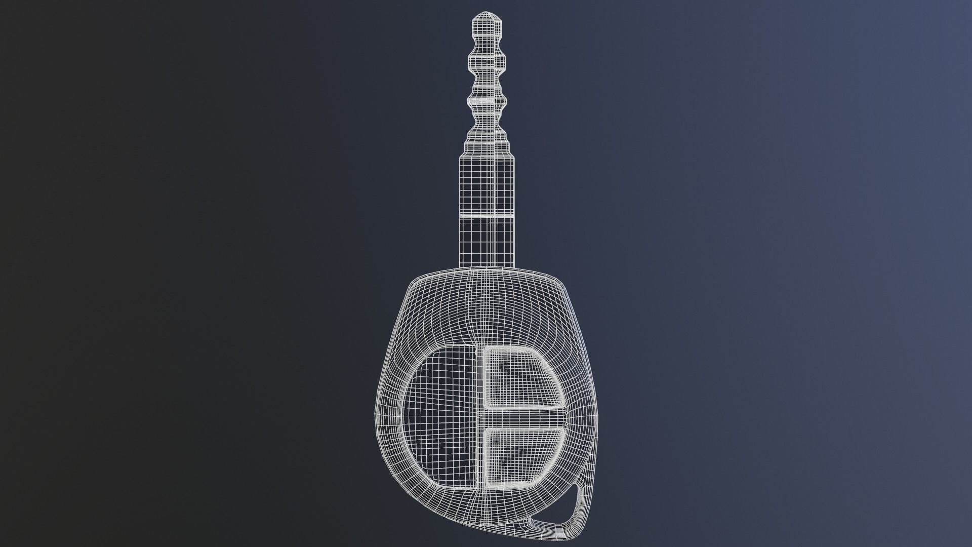 Suzuki Swift car key 3D model_4