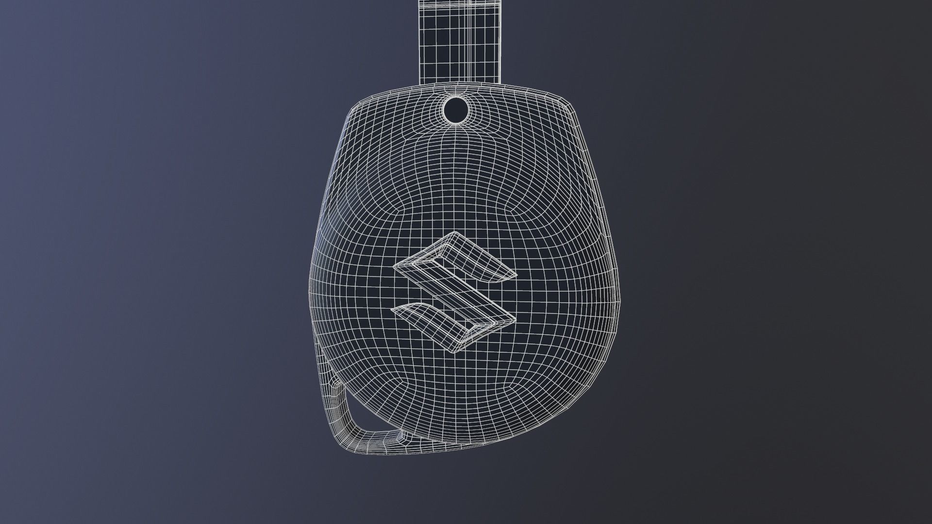 Suzuki Swift car key 3D model_7