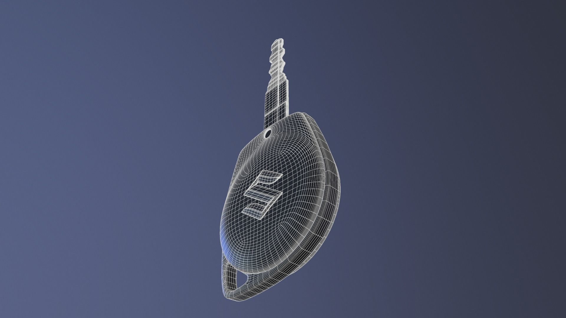 Suzuki Swift car key 3D model_6