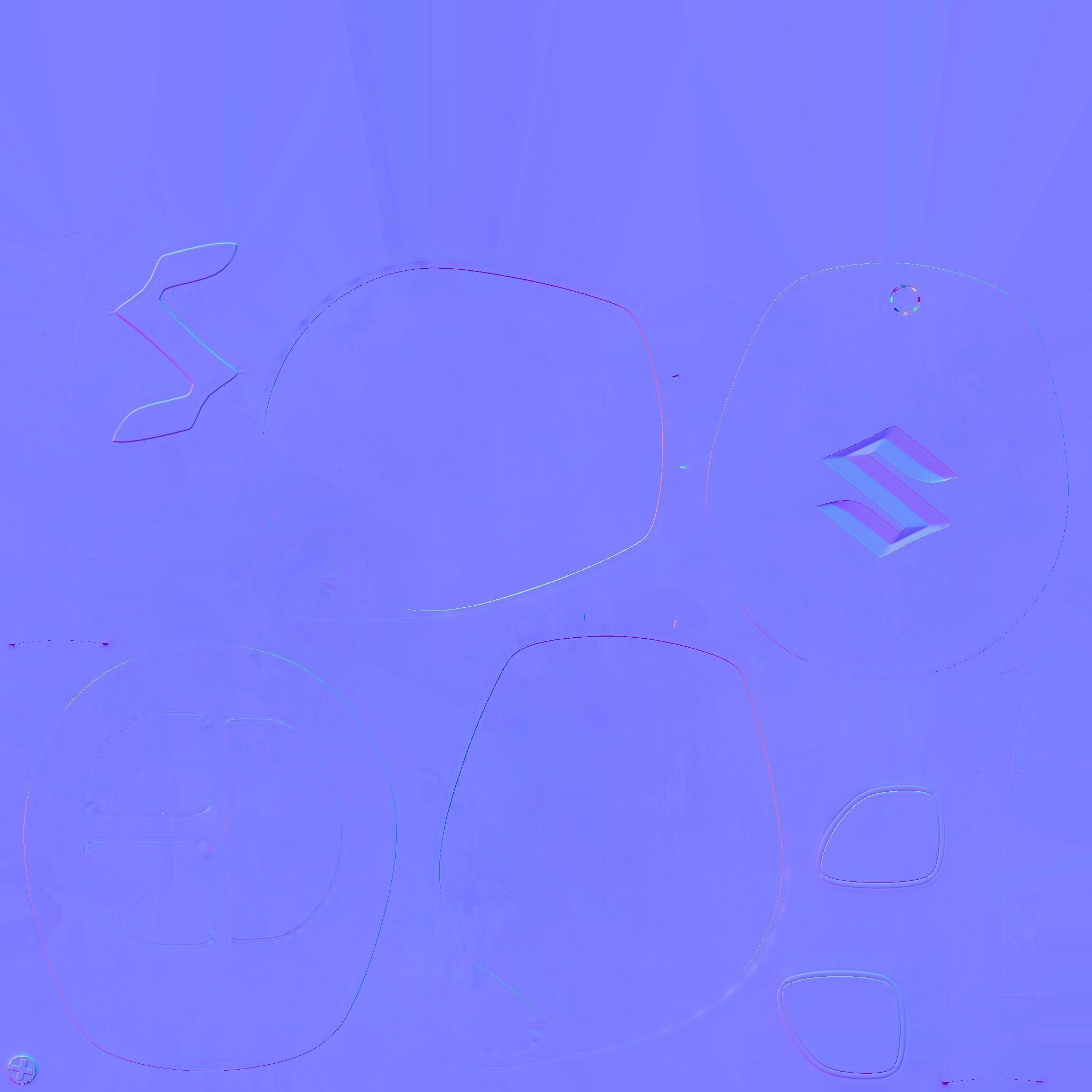 Suzuki Swift car key 3D model_11