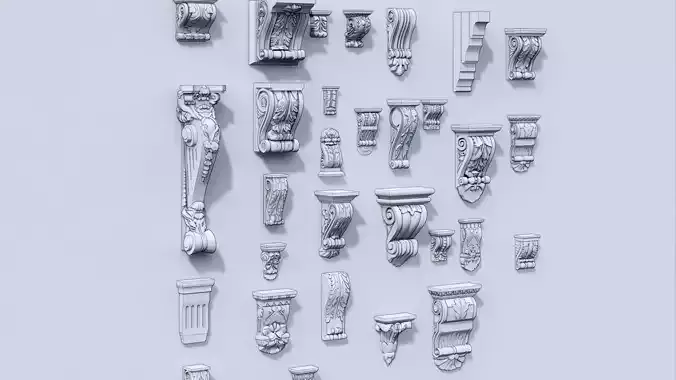 Revit Decorative Plaster  3D model