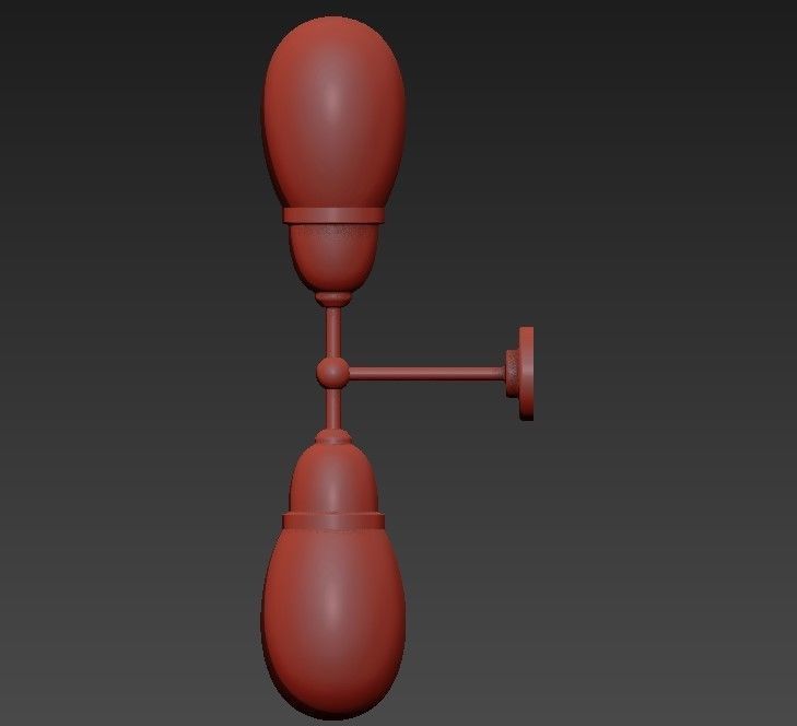 Wall light 2 3D model_5