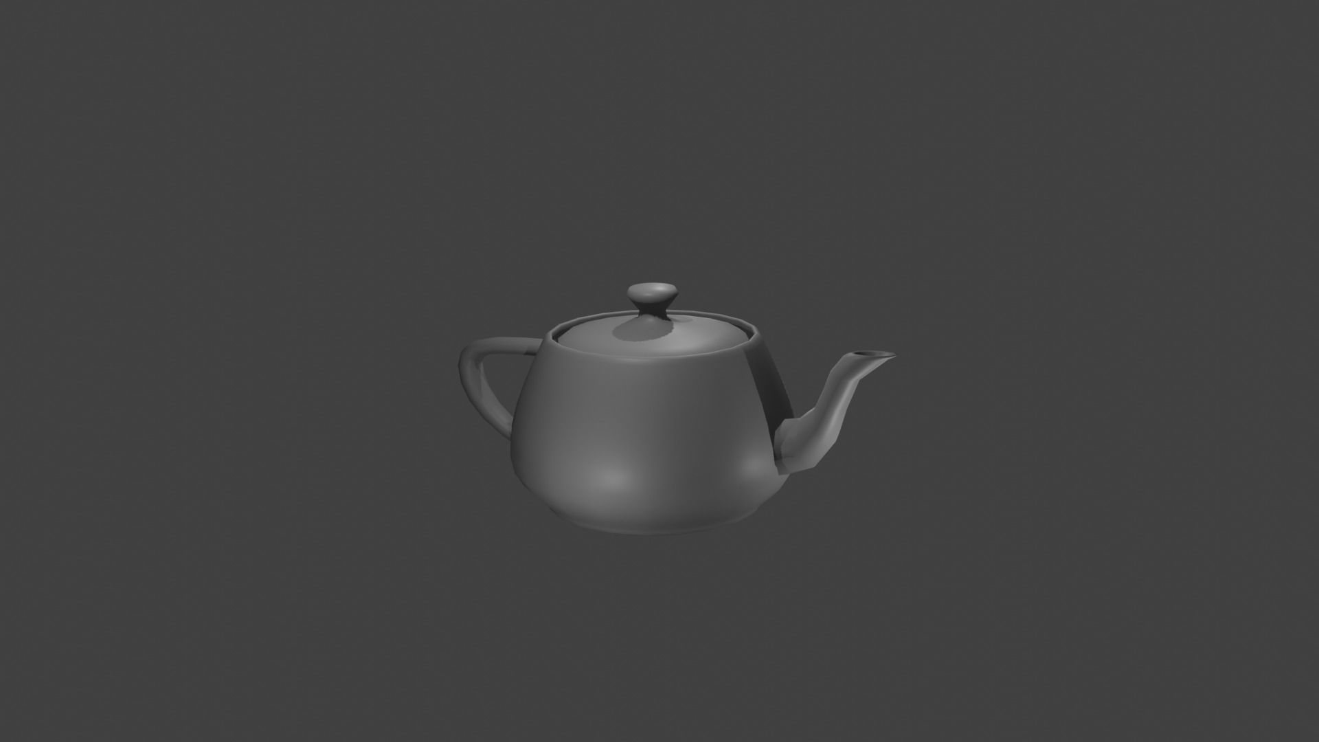 Tea Pot Free low-poly 3D model_3