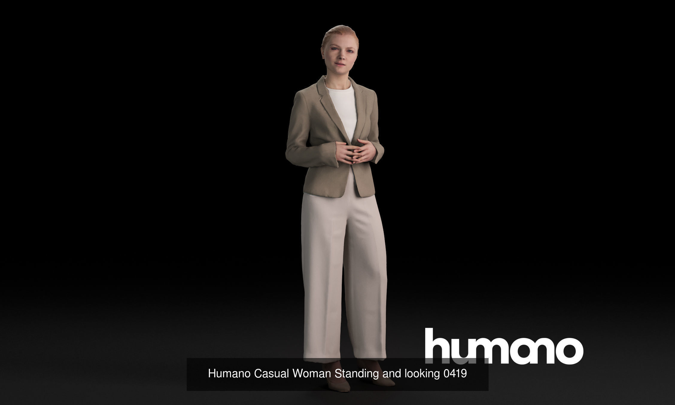 Humano 5-Pack - PEOPLE - DIVERSE - STREET - 5x 3D models 04C 3D Model Collection_5