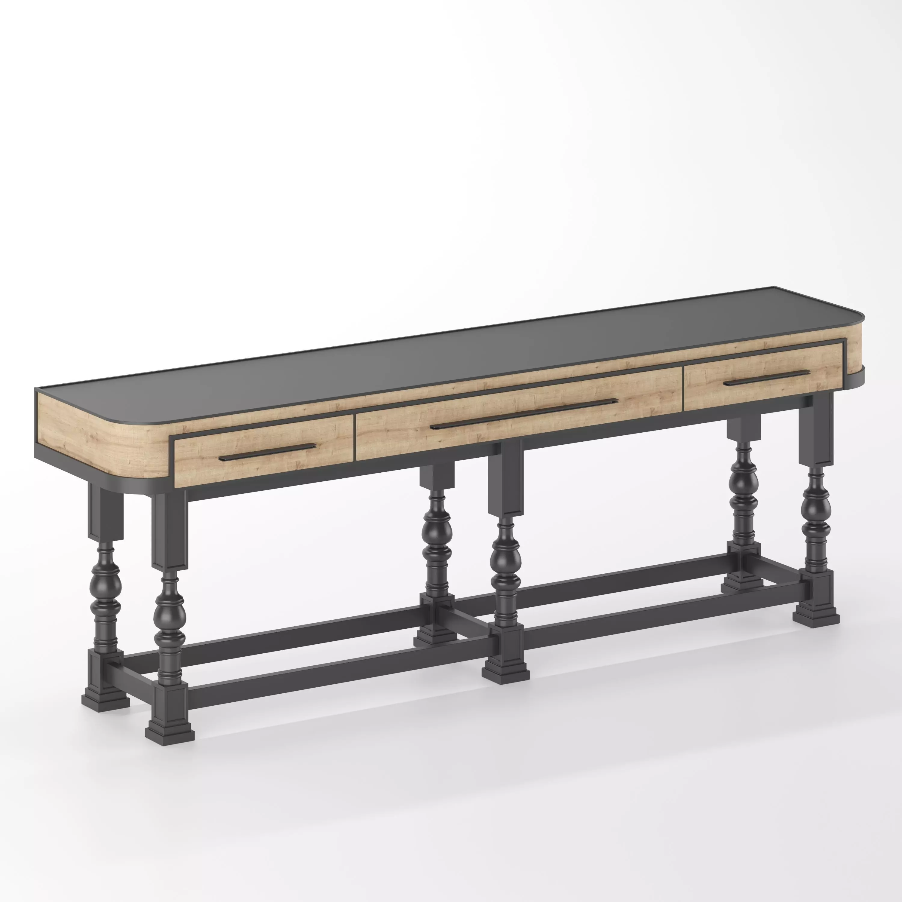 Console Table Leffen 3D model_0