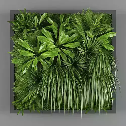Vertical garden 21 Low-poly 3D model