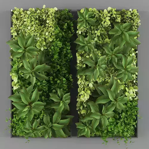 Vertical garden 23 Low-poly 3D model
