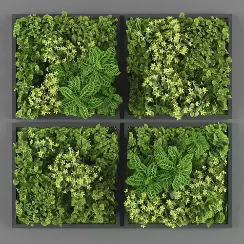 Vertical garden 25 3D model