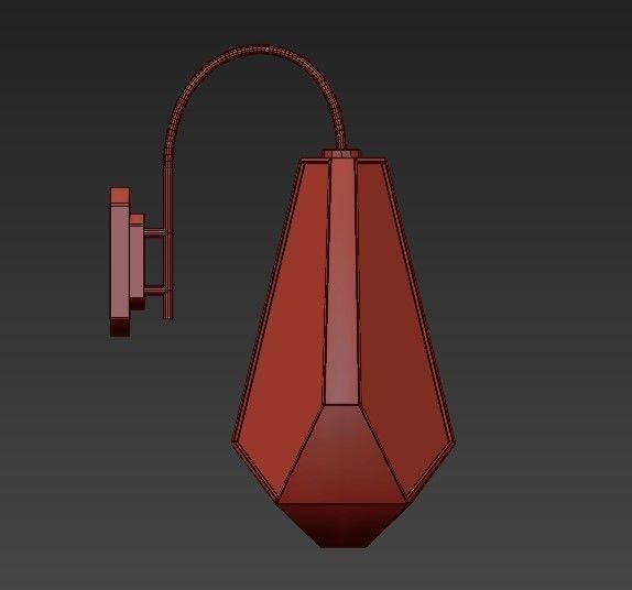 Wall lights 6 3D model_1