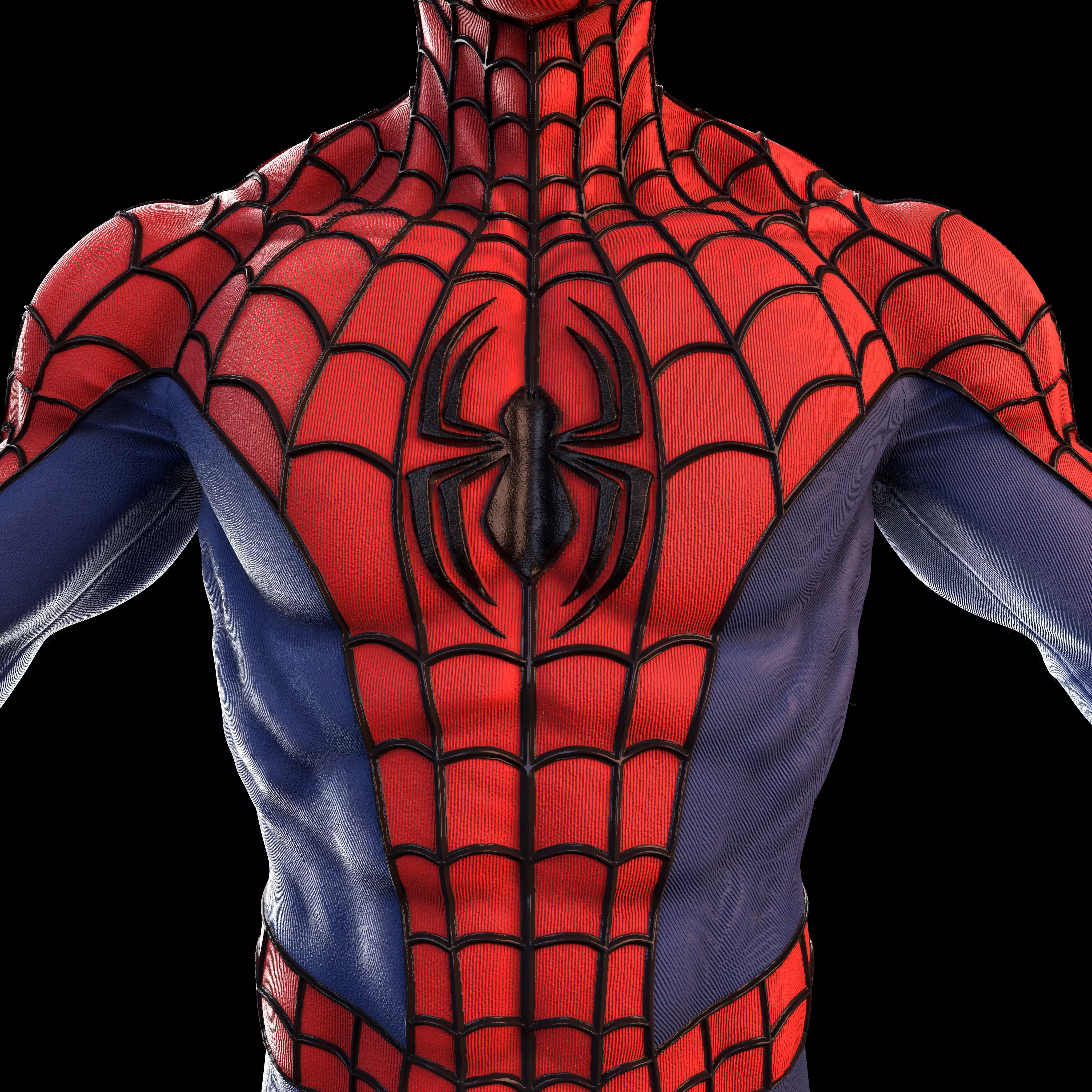Spider-Man - A Pose 3D model_0