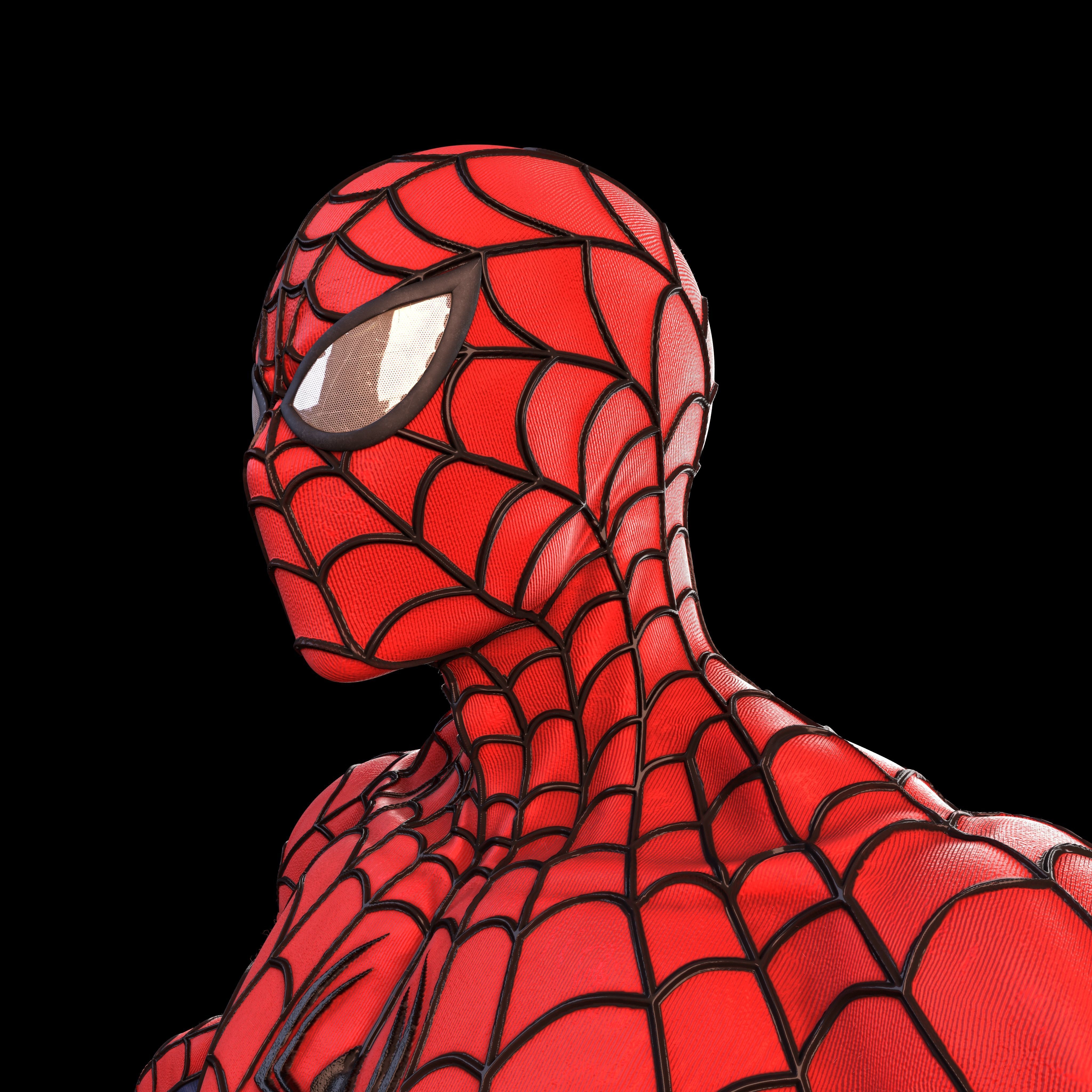 Spider-Man - A Pose 3D model_7