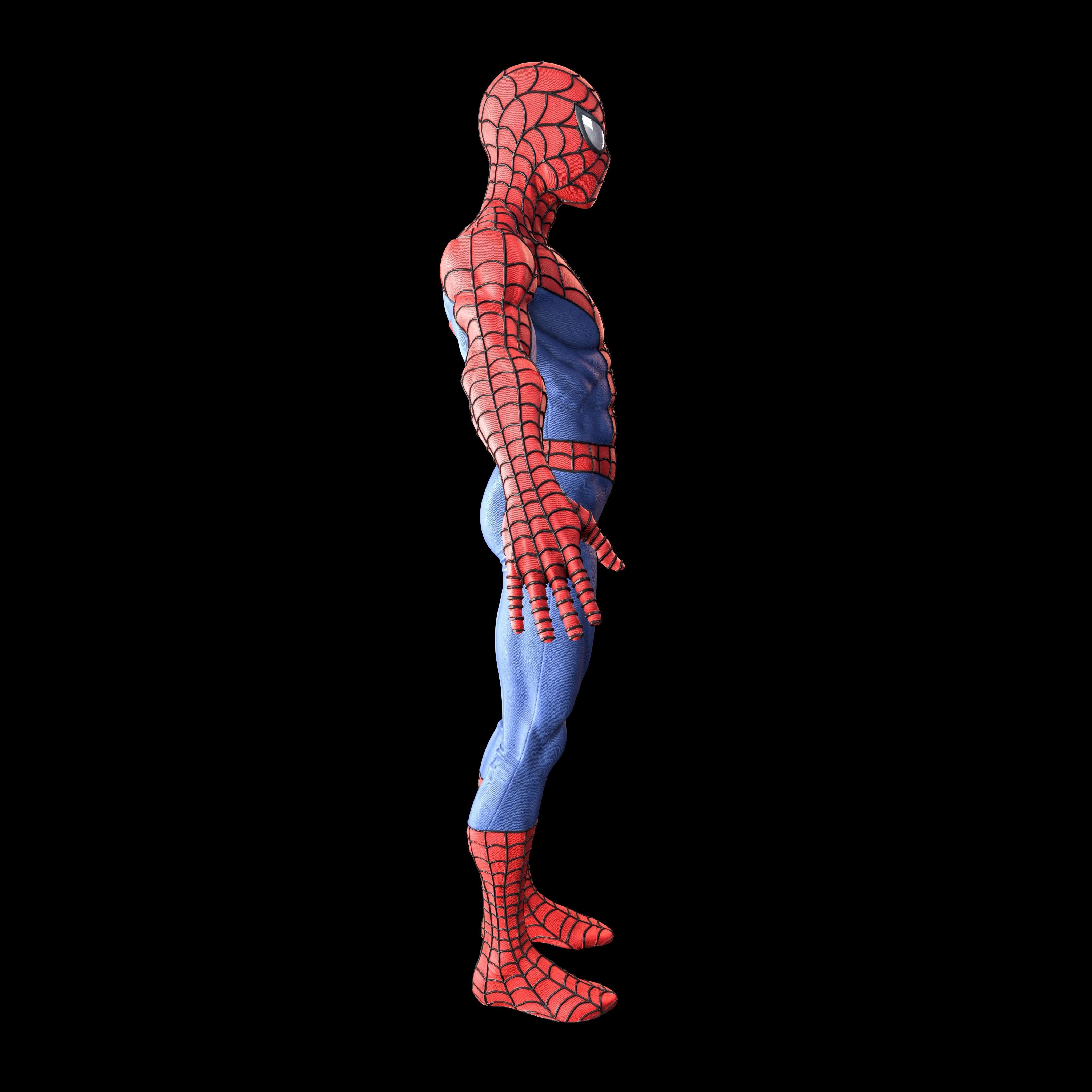 Spider-Man - A Pose 3D model_2