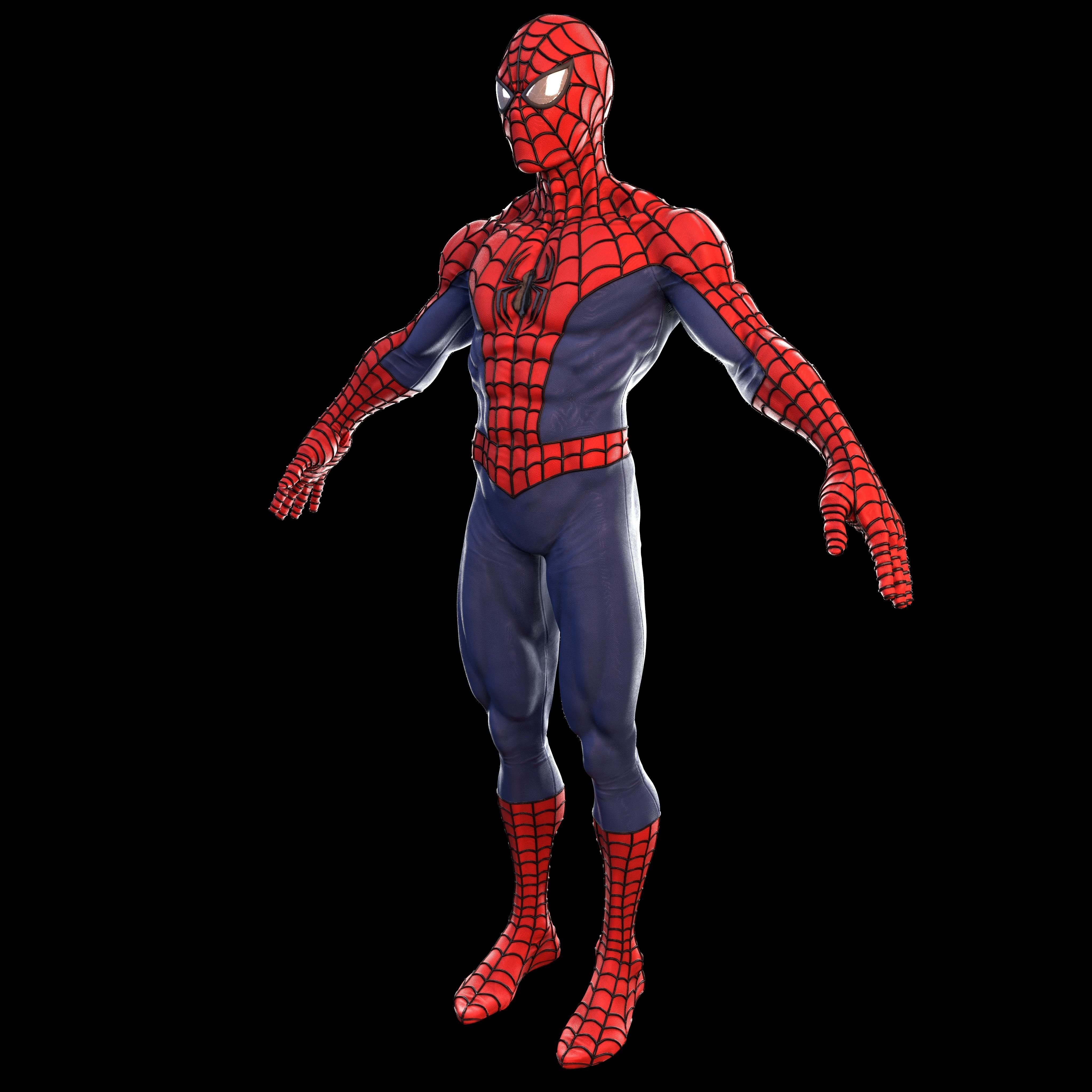 Spider-Man - A Pose 3D model_6