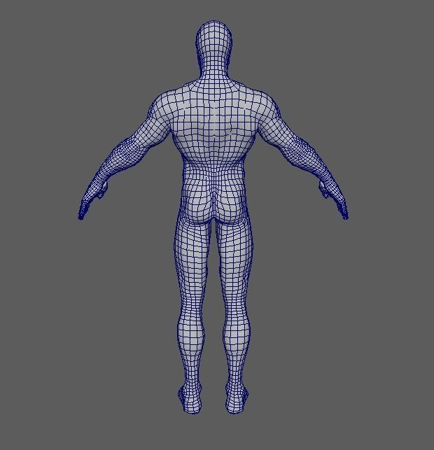 Spider-Man - A Pose 3D model_4