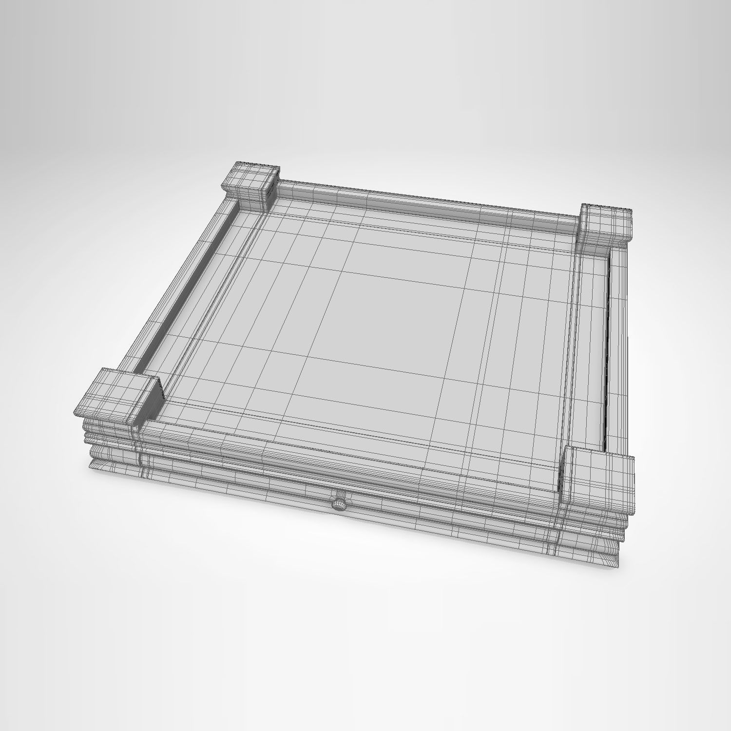 Chiness Chess - Xiangqi with table 3D model_11