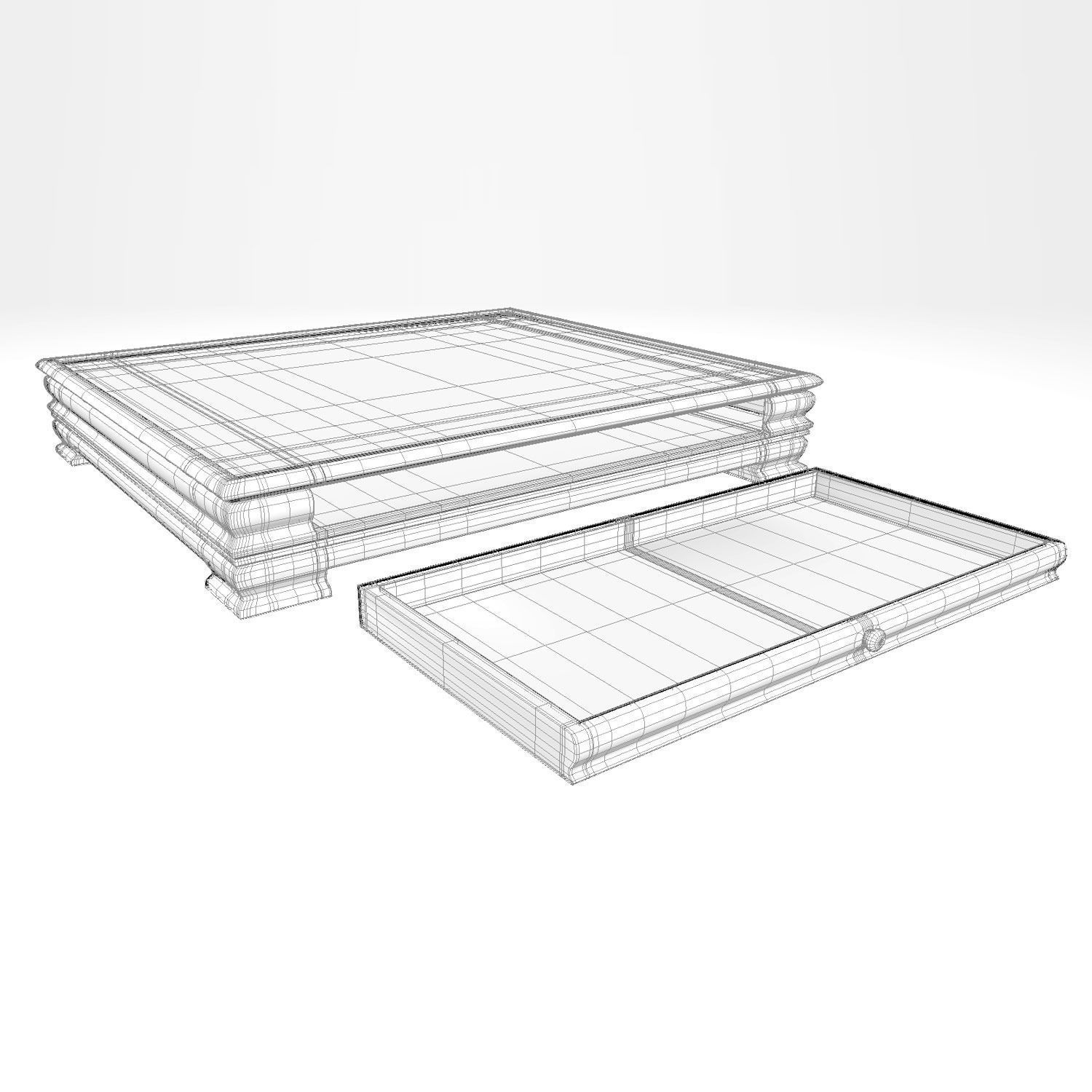 Chiness Chess - Xiangqi with table 3D model_13