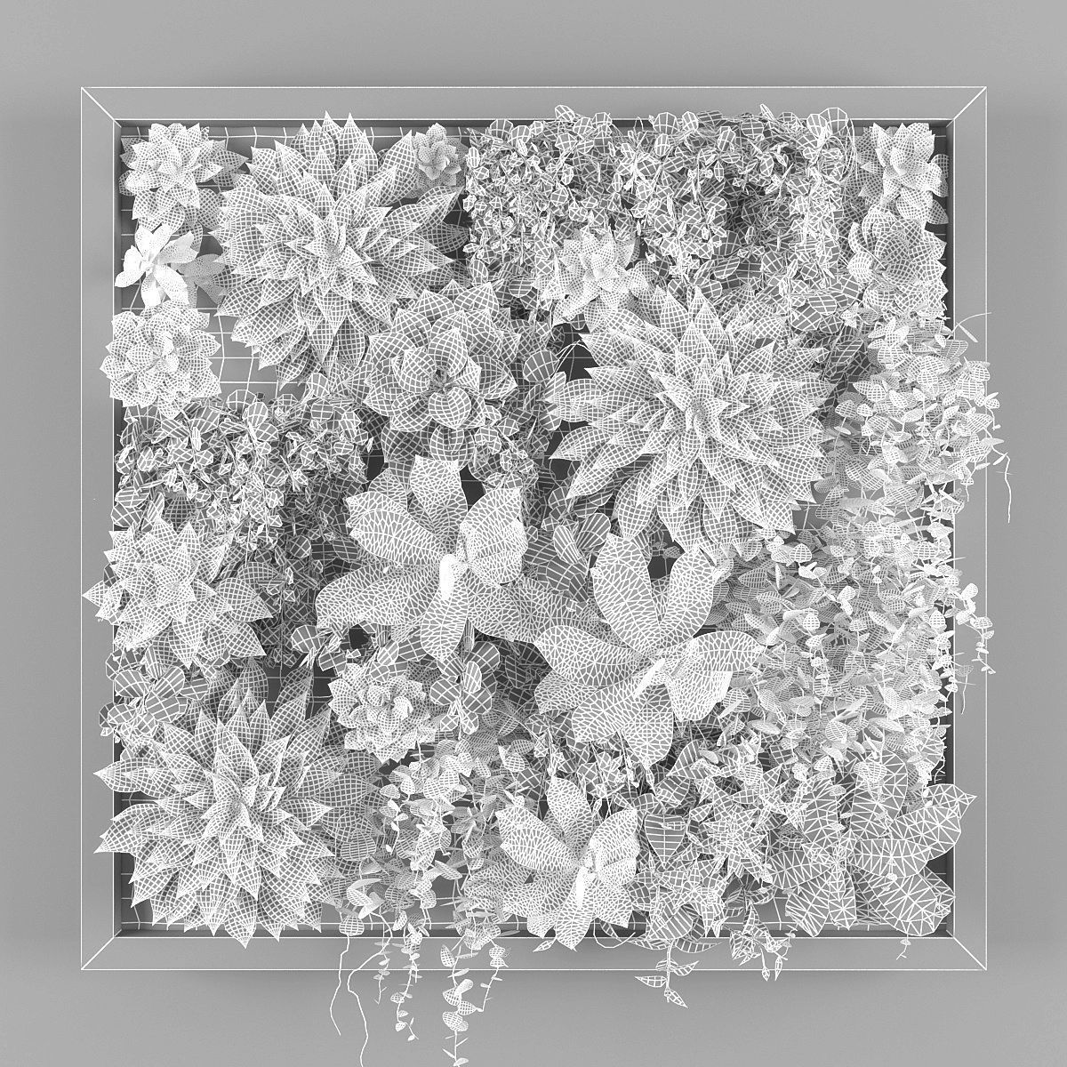 Vertical garden 29 3D model_2