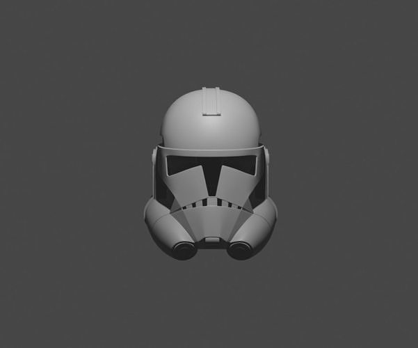 Phase 2 Animated Clone Helmet 3D print model