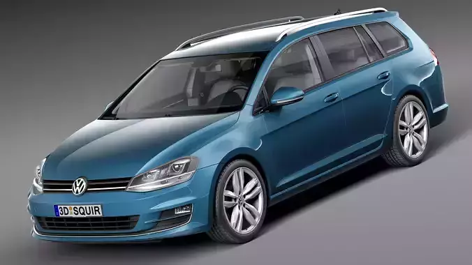 Volkswagen Golf Variant 2014 3D model