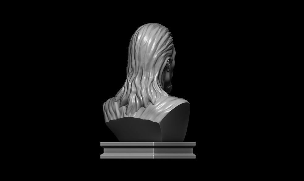 Vampire Bust 3D print model_12