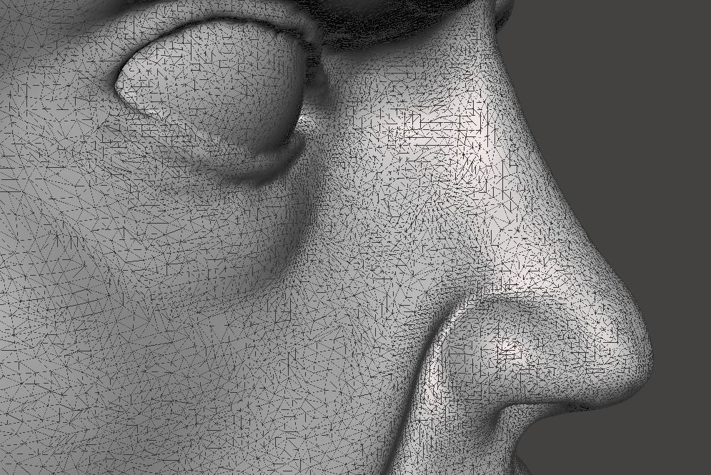 Vampire Bust 3D print model_5